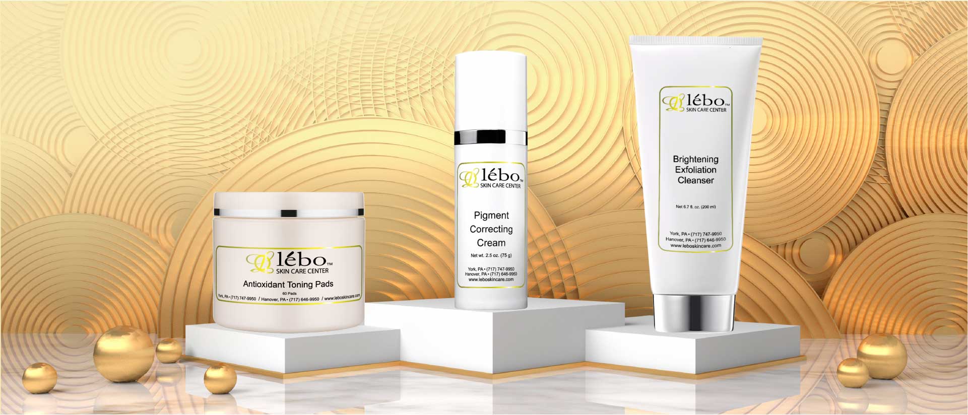 Brightening exfoliating skin care products Lebo Skin Care