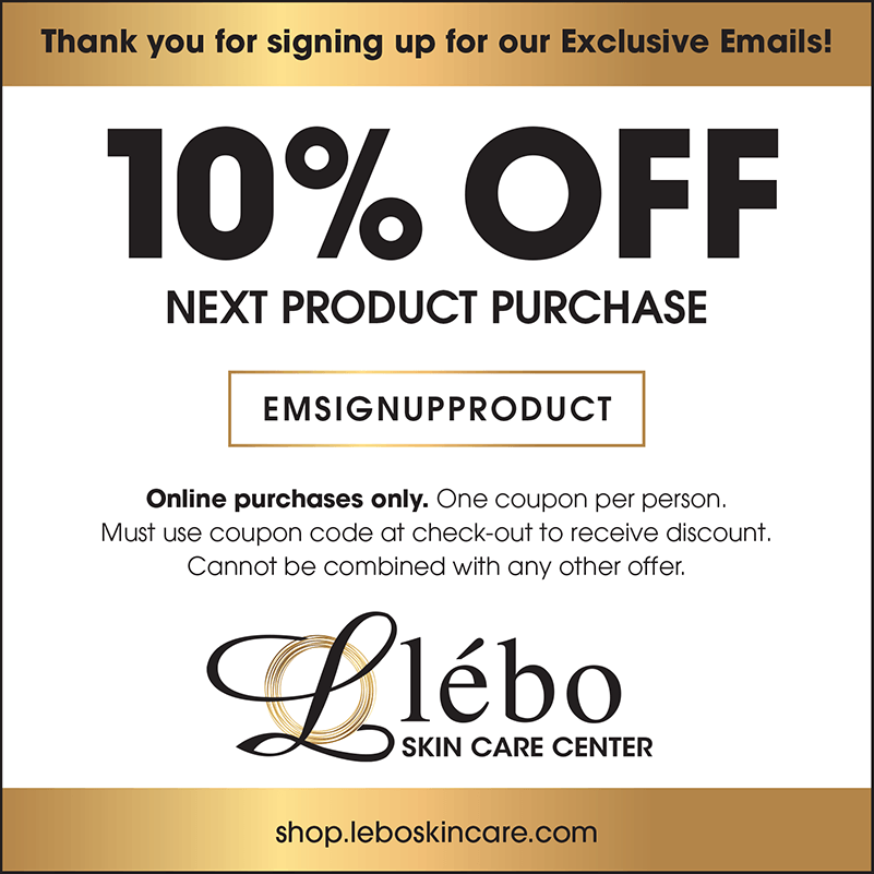 Email Offer - Lébo Skin Care